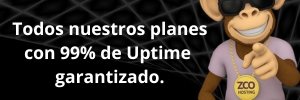 Todos nuestros Servicios con 99% de Uptime garantizado. (1)